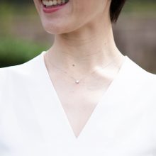 一粒ダイヤでは物足りない人のネックレス
