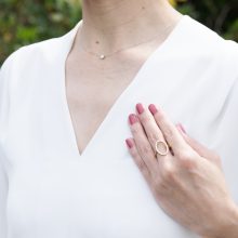サークルデザインが個性的なリング